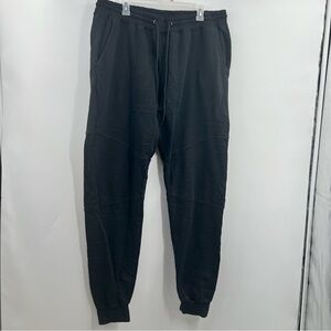 American Tall Men’s XLT Tall Joggers Black Cotton Sweat Pants black